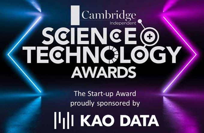 Qkine shortlisted in the Cambridge Independent 2020 Science & Technology awards image