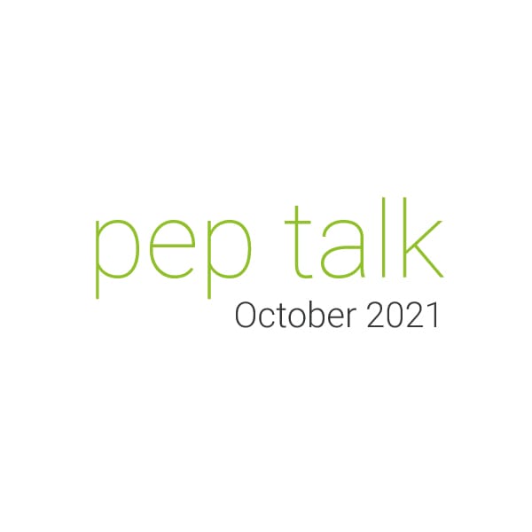 pep talk October 2021 image