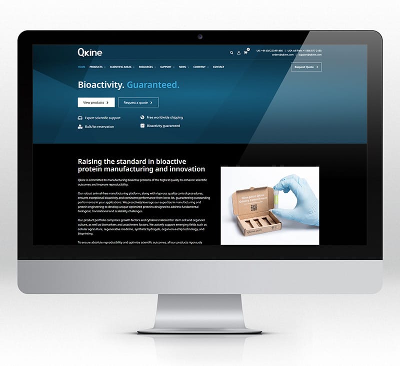 Qkine-home-page